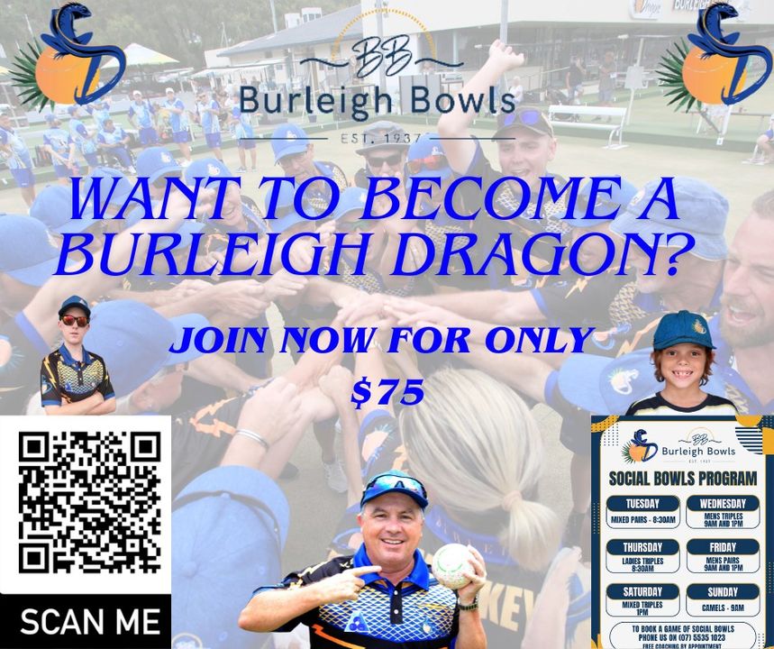 Featured image for “WANT TO BECOME A BURLEIGH DRAGON?”