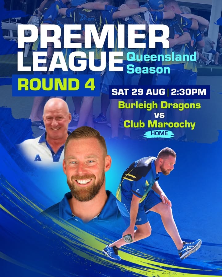 Featured image for “Burleigh Dragons vs Club Maroochy – Round 4 at Burleigh Bowls”