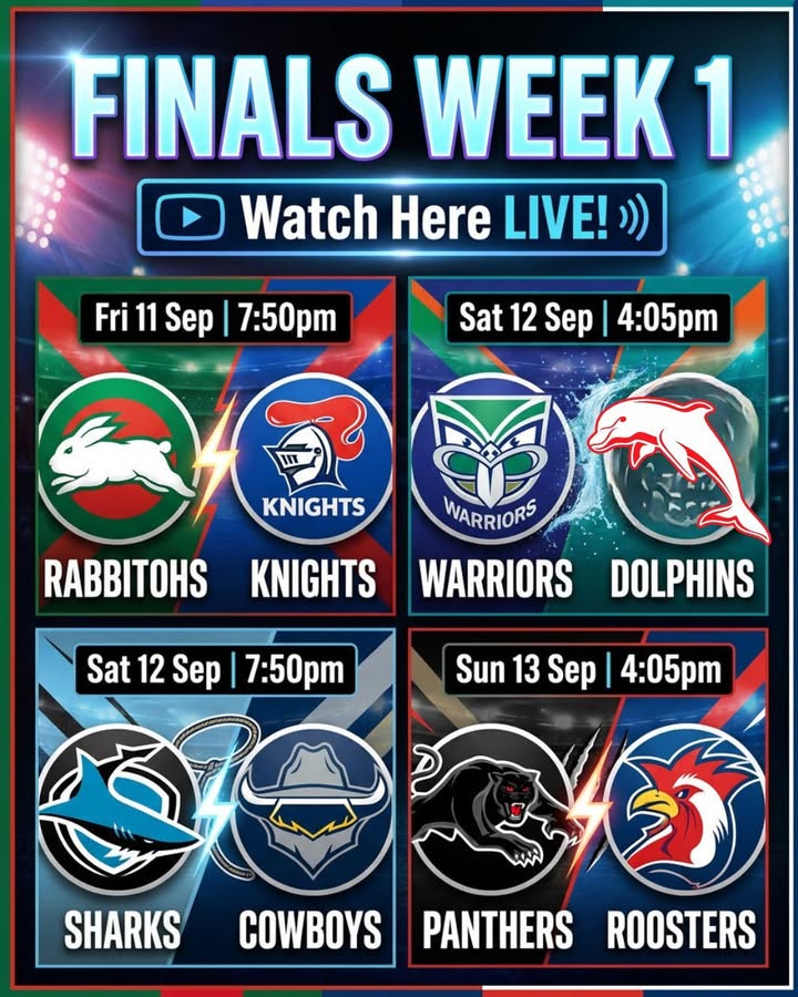 Featured image for “NRL Finals Week 1 Live on the Big Screen at Burleigh Bowls”