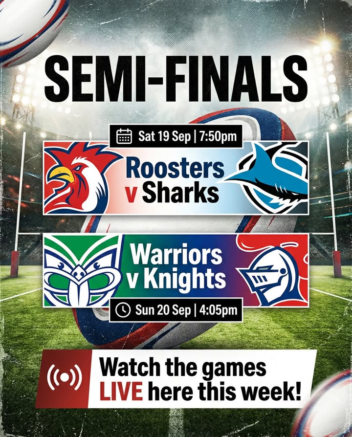 Featured image for “NRL Semi-Finals Live at Burleigh Bowls This Weekend”